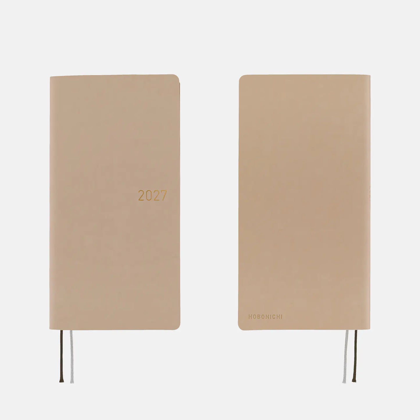 Hobonichi Techo 2027 Smooth: Café au Lait Weeks Softcover Book / Weekly Horizontal / Jan start / Mon start - English Edition