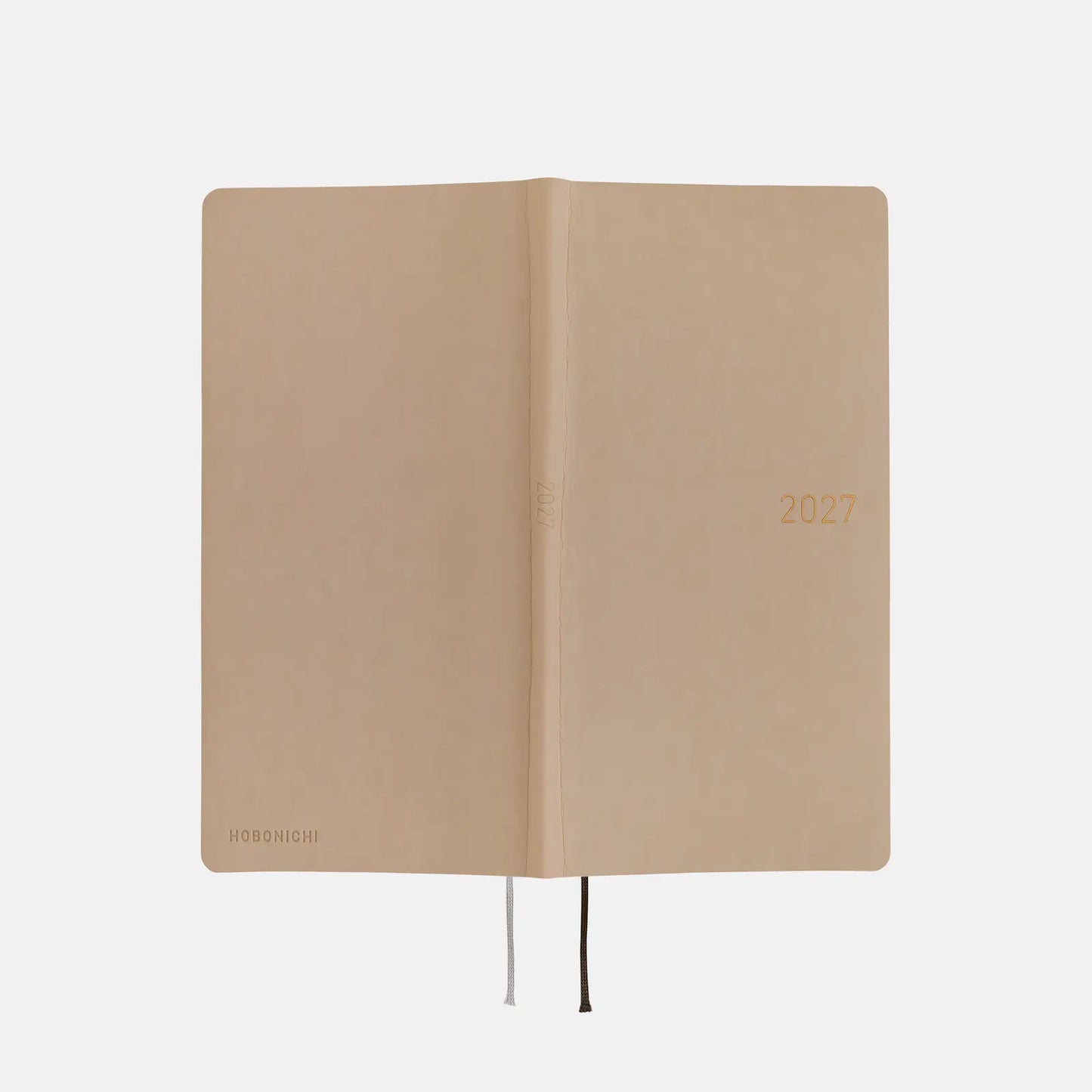 Hobonichi Techo 2027 Smooth: Café au Lait Weeks Softcover Book / Weekly Horizontal / Jan start / Mon start - English Edition