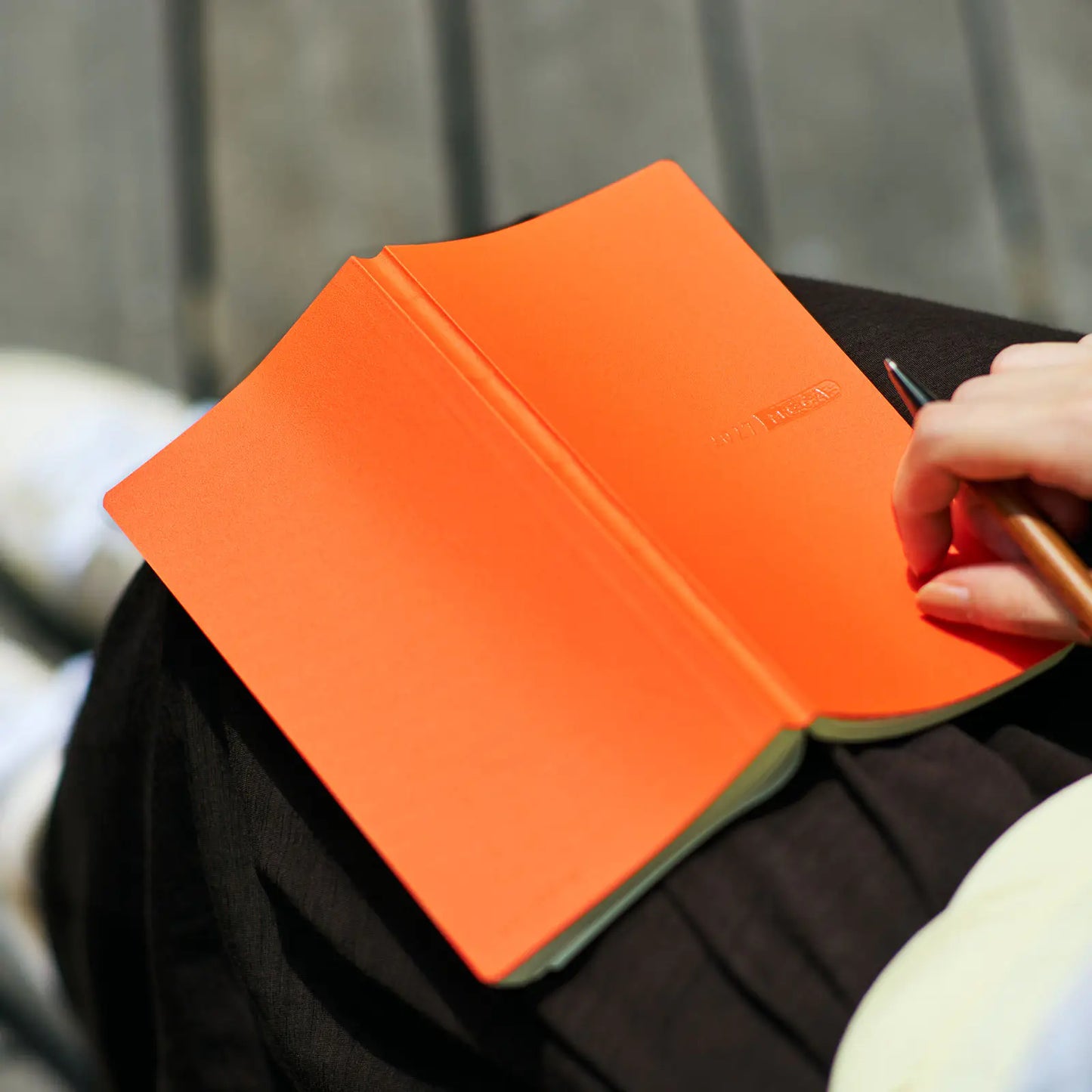 Weeks MEGA, Hobonichi Techo 2027 Sneaker: Mandarin Orange Weeks Mega Softcover Book / Weekly Horizontal / Jan start / Mon start - English Edition
