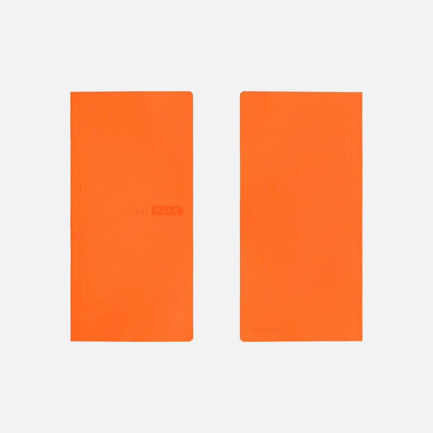 Weeks MEGA, Hobonichi Techo 2027 Sneaker: Mandarin Orange Weeks Mega Softcover Book / Weekly Horizontal / Jan start / Mon start - English Edition