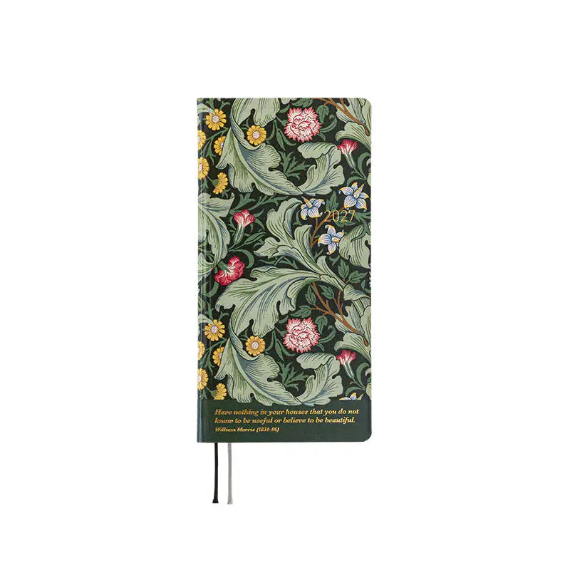 Hobonichi Techo 2027 V&A Series: Leicester Weeks Hardcover Book / Weekly Horizontal / Jan start / Mon start - English Edition