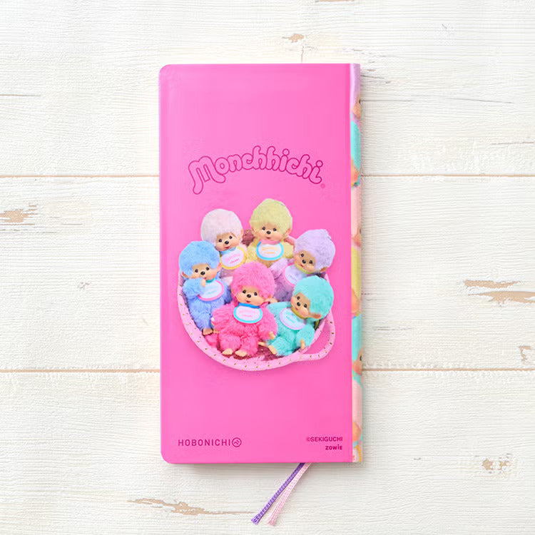 Hobonichi Techo 2027 custom edition - Monchhichi Weeks Hardcover Book (Japanese)  / Weekly Horizontal / Jan start / Mon start - Japanese Edition
