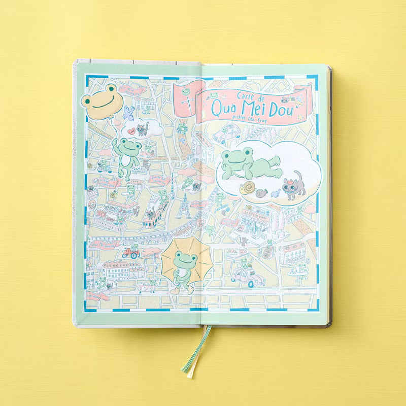 Hobonichi Techo 2027 custom edition - Pickles the Frog Weeks Hardcover Book (Japanese)  / Weekly Horizontal / Jan start / Mon start - Japanese Edition