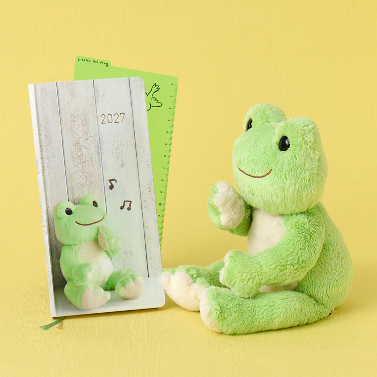 Hobonichi Techo 2027 custom edition - Pickles the Frog Weeks Hardcover Book (Japanese)  / Weekly Horizontal / Jan start / Mon start - Japanese Edition