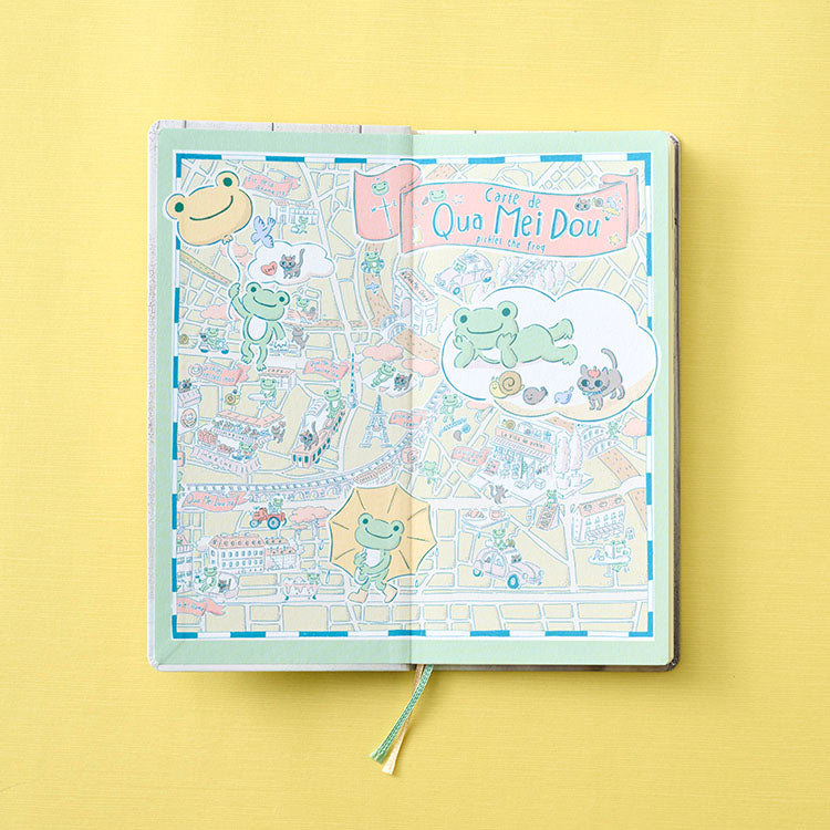 Hobonichi Techo 2027 custom edition - Pickles the Frog Weeks Hardcover Book (Japanese)  / Weekly Horizontal / Jan start / Mon start - Japanese Edition
