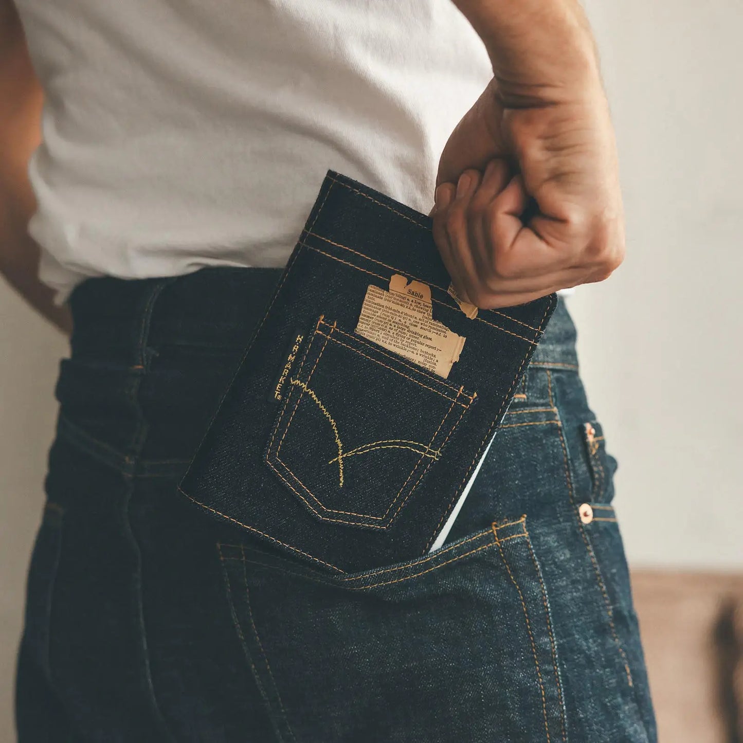 Hollywood Ranch Market: Indigo Jeans Pocket [5-Year Techo] A6 Size (fits 5-Year Techo) (Cover Only)