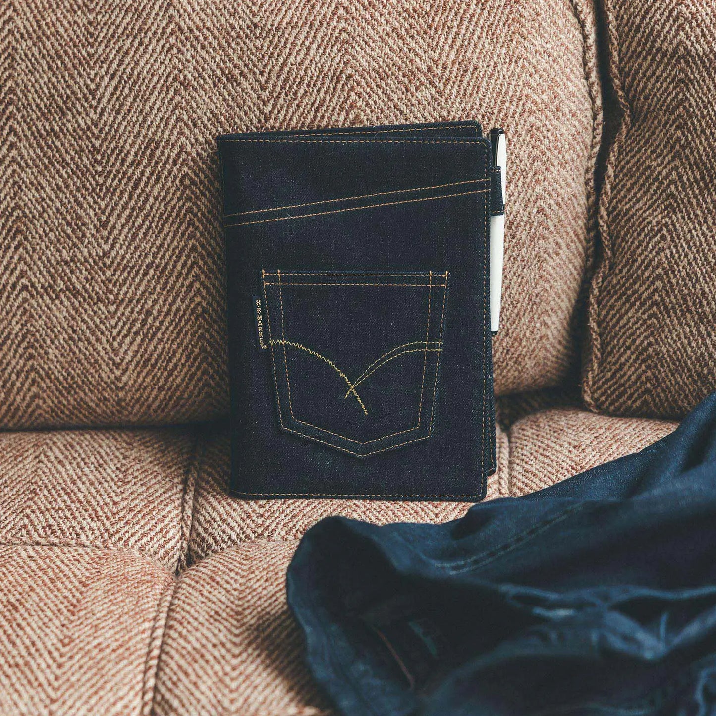 Hollywood Ranch Market: Indigo Jeans Pocket [Large 5-Year Techo] A5 Size (fits Large 5-Year Techo) (Cover Only)