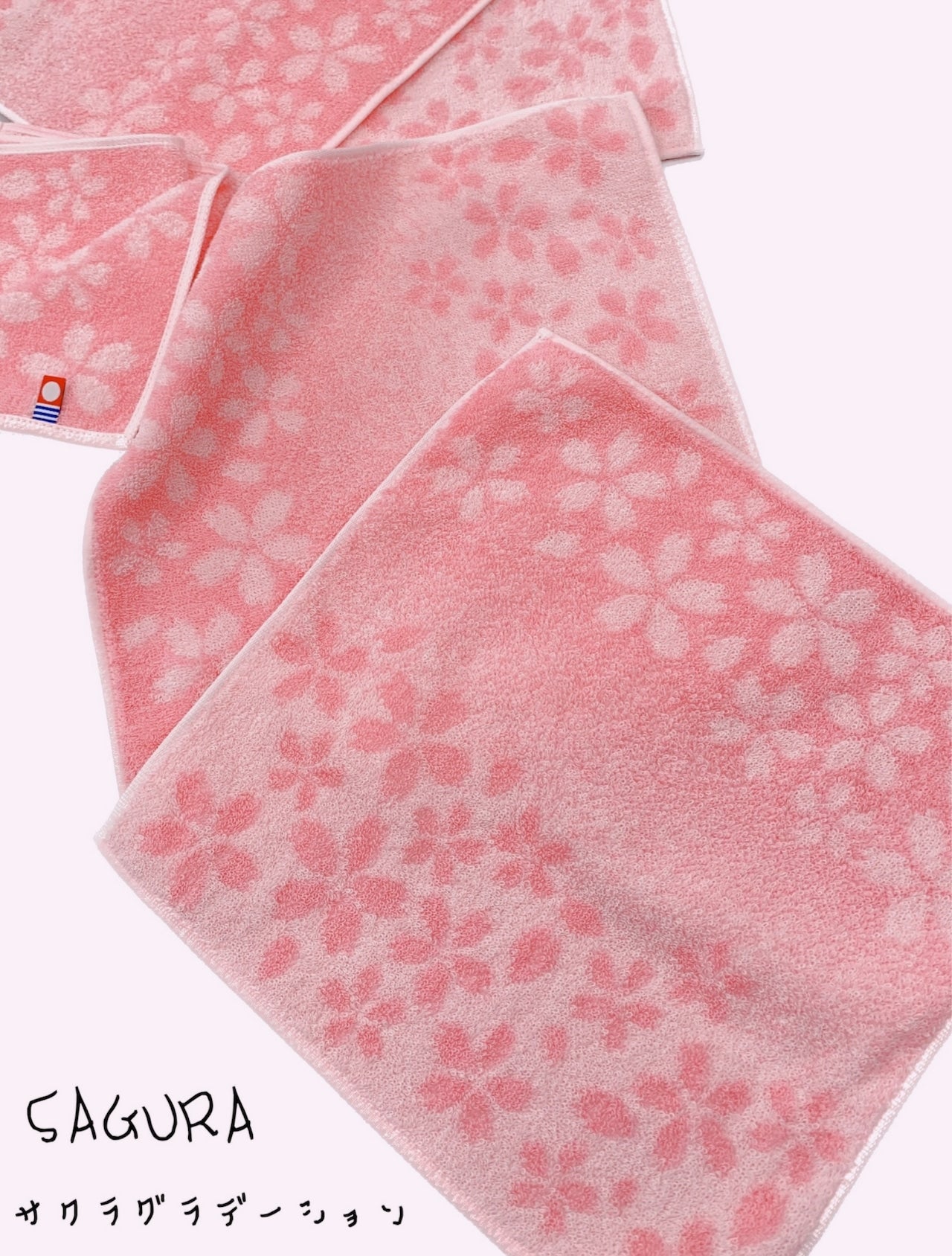 Imabari Towel Handkerchief 1 Piece - Cherry Blossom -