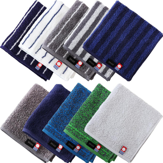 Imabari Towel Handkerchief Set of 10 pcs