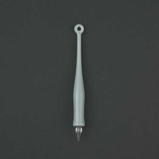 Imari Yaki(ware) Body Glass Dip Pen - Celadon -, Japanese glass dip pen