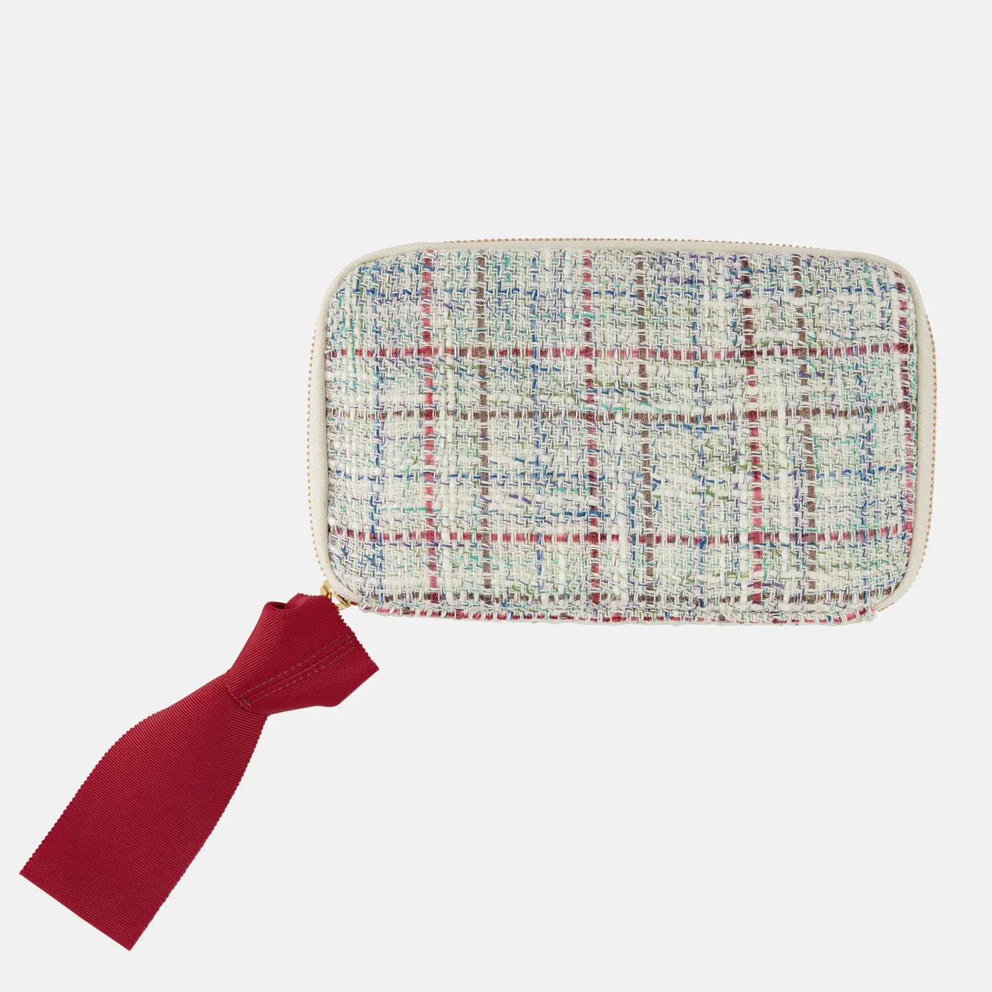 Iwate Home Spun: Lamé Tweed Drawer Pouch Áne,  Hobonichi Drawer Pouch Áne