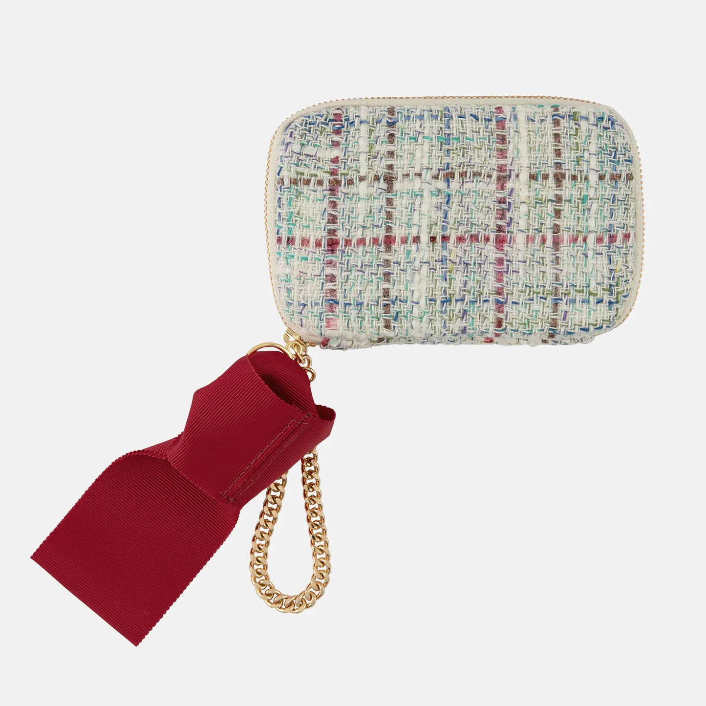 Iwate Home Spun: Lamé Tweed Drawer Pouch Pocket,  Hobonichi Drawer Pouch Pocket