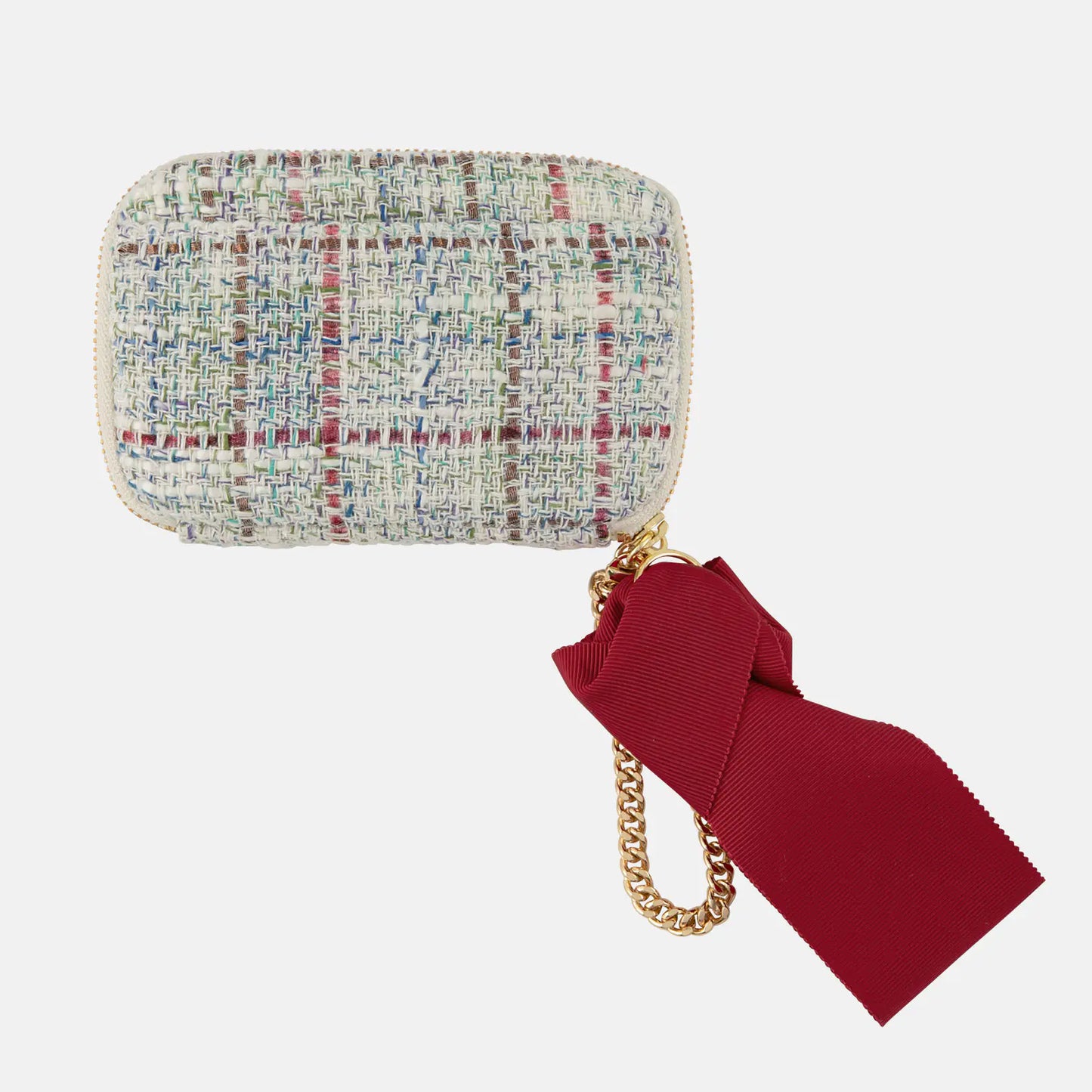 Iwate Home Spun: Lamé Tweed Drawer Pouch Pocket,  Hobonichi Drawer Pouch Pocket