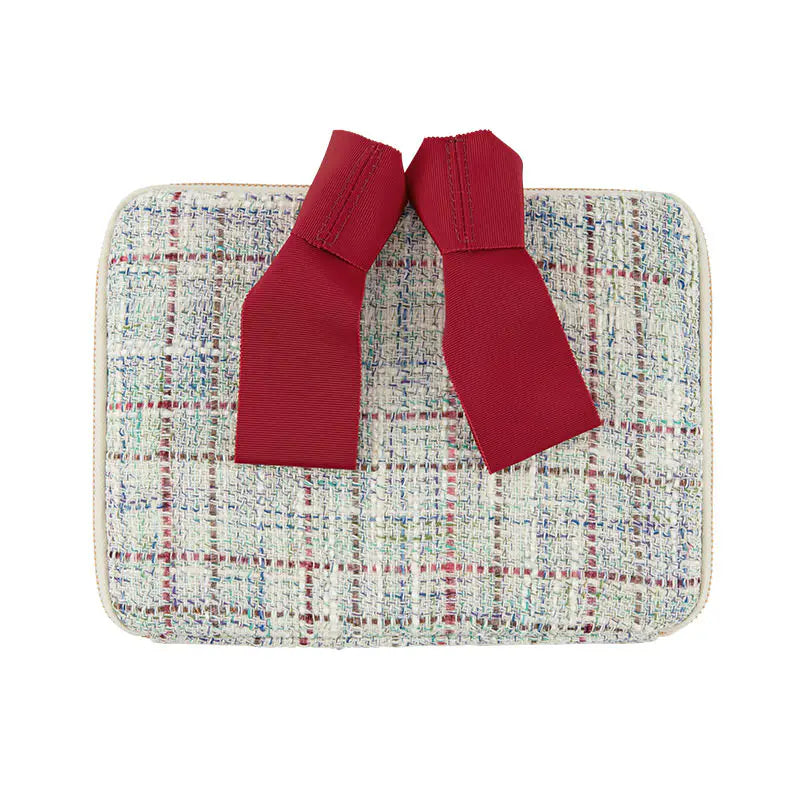 Iwate Home Spun: Lamé Tweed Large Drawer Pouch,  Hobonichi Large Drawer Pouch