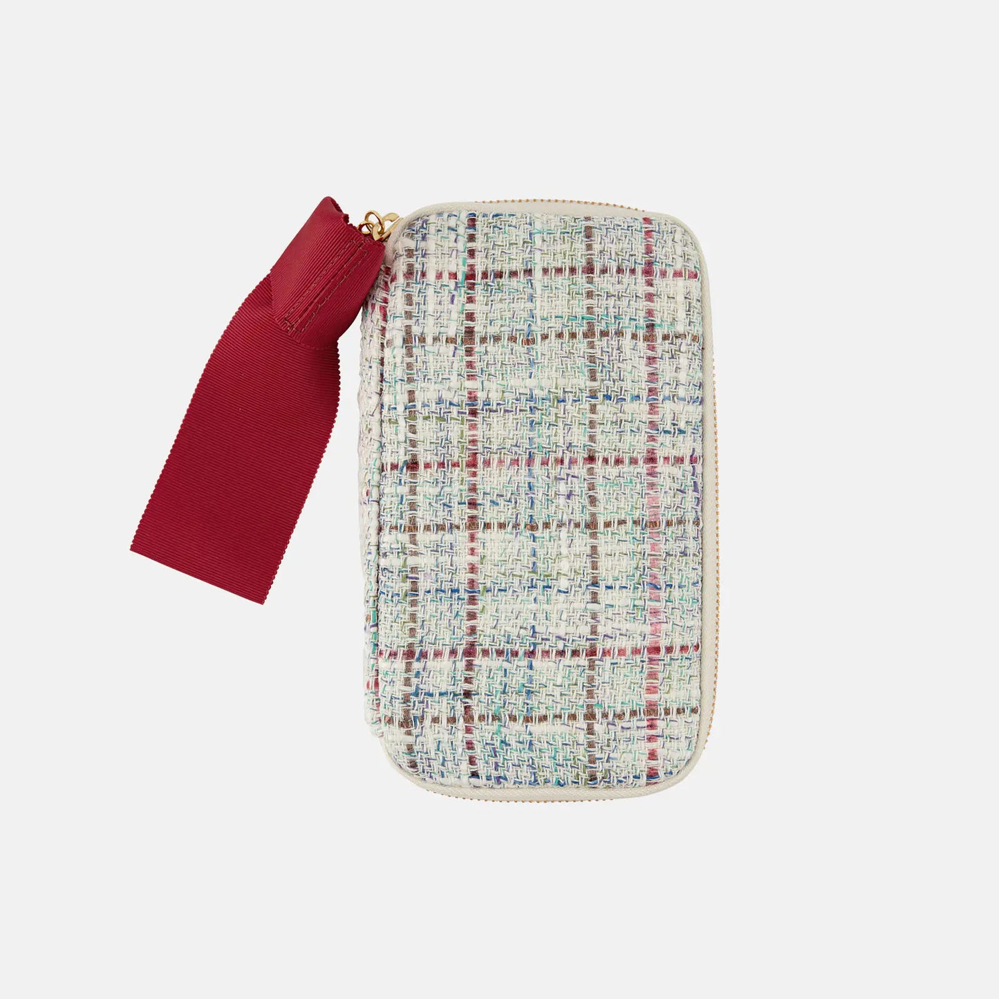 Iwate Home Spun: Lamé Tweed Small Drawer Pouch,  Hobonichi Small Drawer Pouch