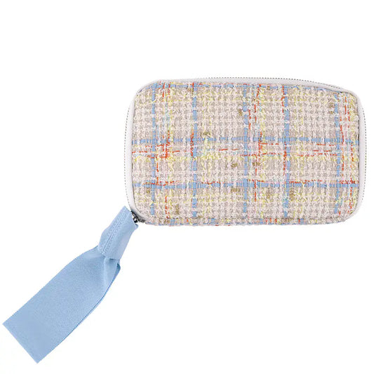 Iwate Home Spun: Sherbet Tweed Drawer Pouch Áne,  Hobonichi Drawer Pouch Áne