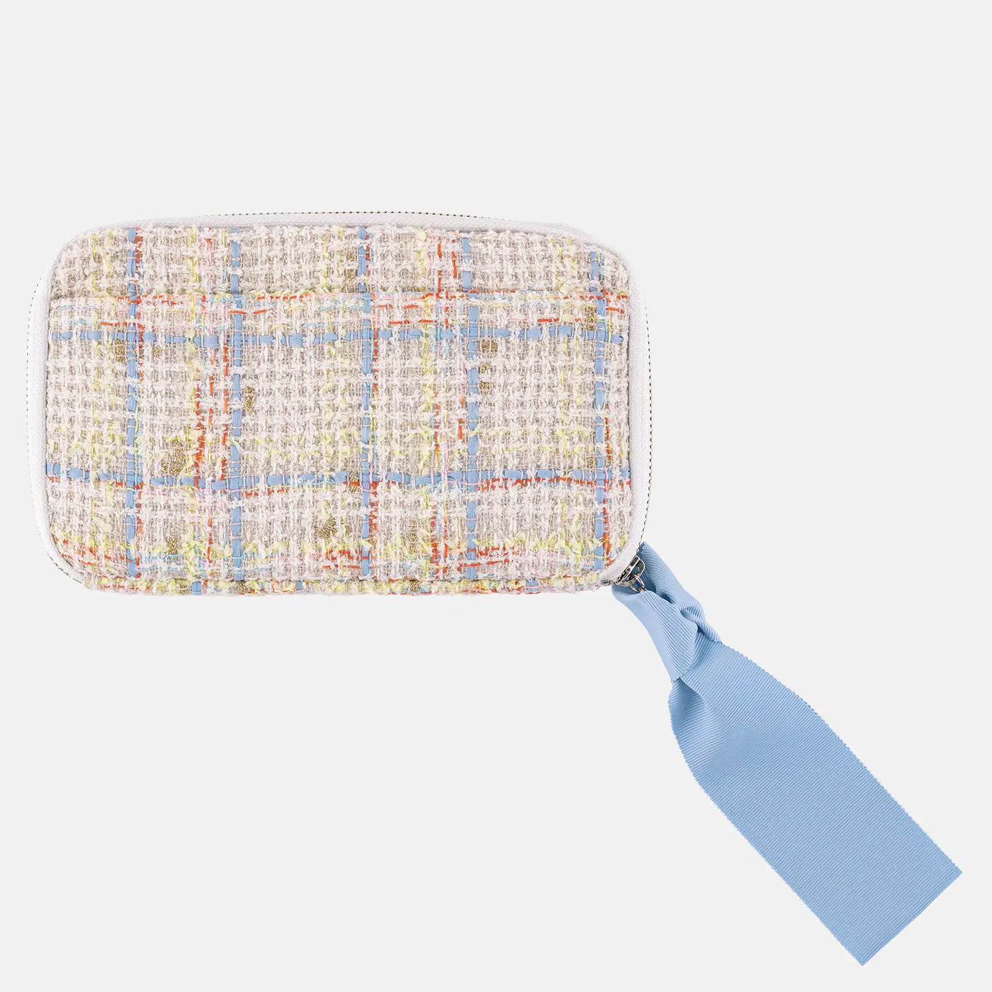 Iwate Home Spun: Sherbet Tweed Drawer Pouch Áne,  Hobonichi Drawer Pouch Áne