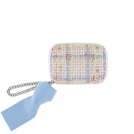 Iwate Home Spun: Sherbet Tweed Drawer Pouch Pocket,  Hobonichi Drawer Pouch Pocket