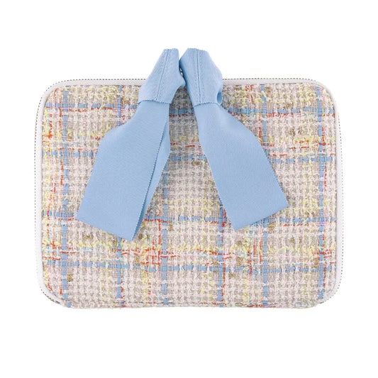 Iwate Home Spun: Sherbet Tweed Large Drawer Pouch,  Hobonichi Large Drawer Pouch