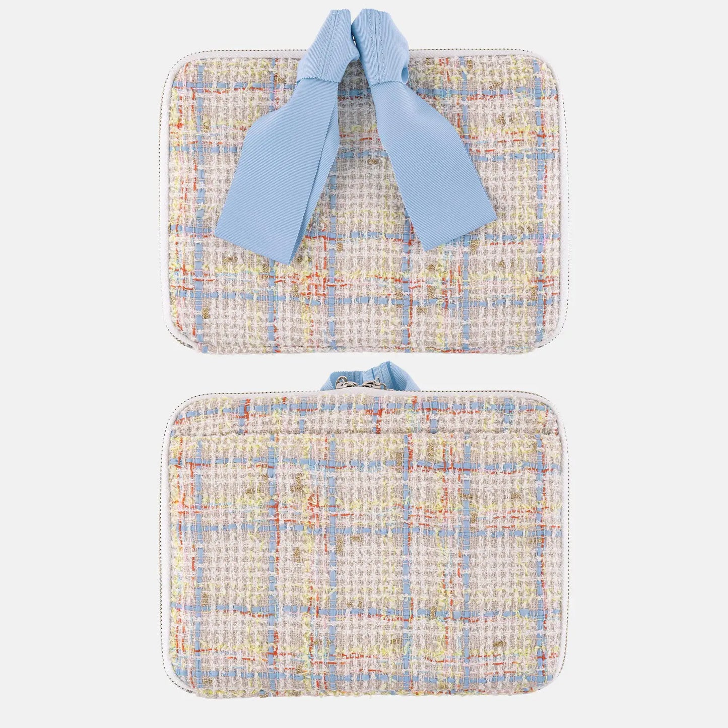 Iwate Home Spun: Sherbet Tweed Large Drawer Pouch,  Hobonichi Large Drawer Pouch