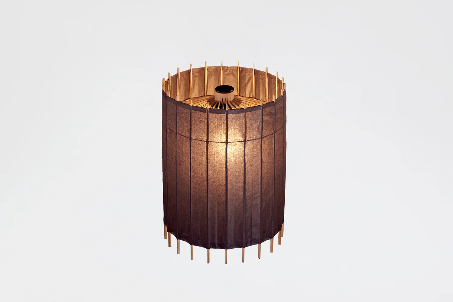 Japanese Umbrella Table Lamp - Black - , Made in Kyoto Japan, traditional japanese lamp