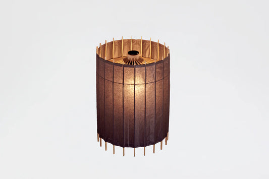 Japanese Umbrella Table Lamp - Black - , Made in Kyoto Japan, traditional japanese lamp