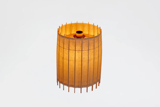 Japanese Umbrella Table Lamp - Shiracha-Iro (light brown) - , Made in Kyoto Japan, traditional japanese lamp
