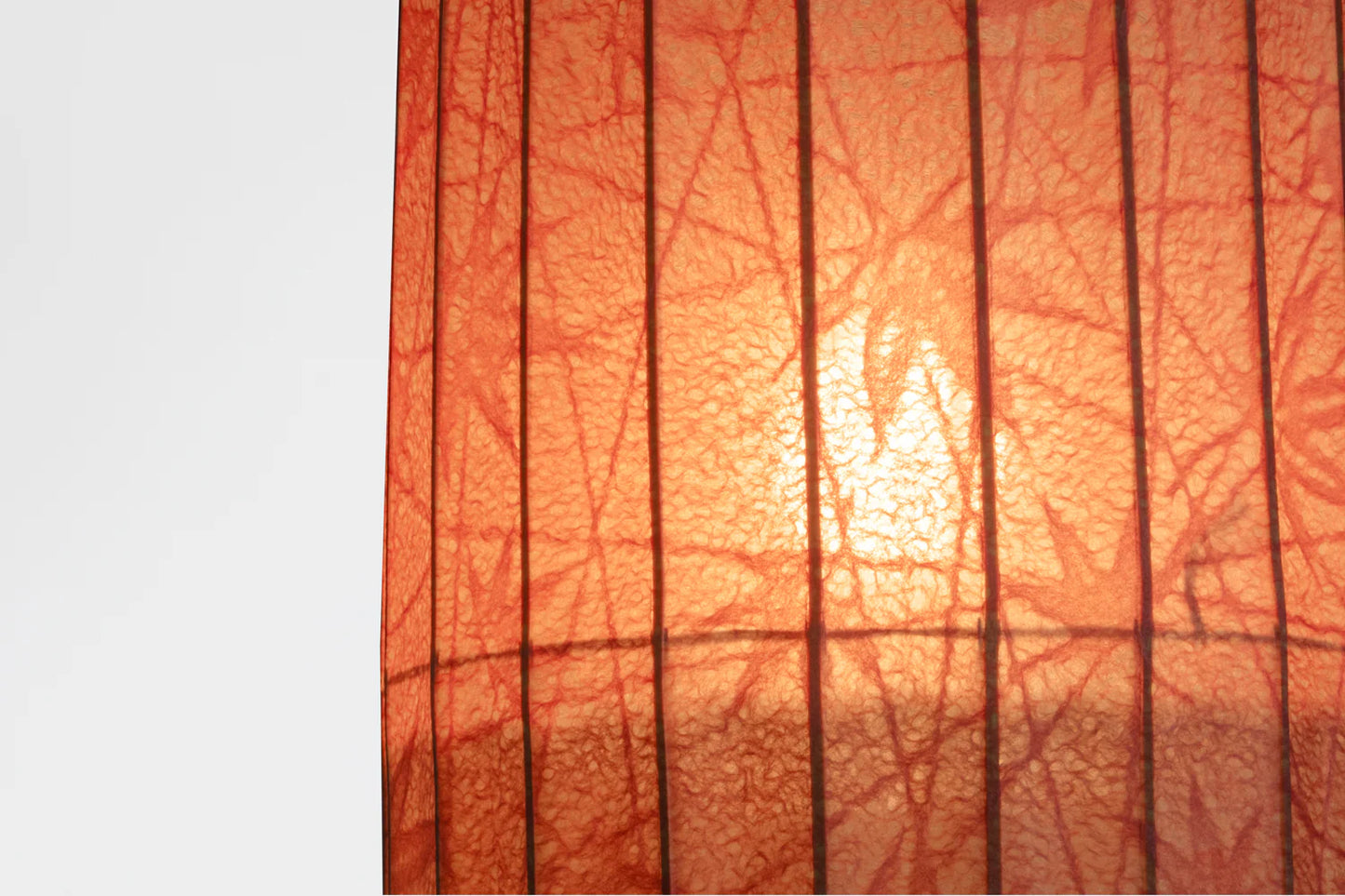 Rakusui Paper Japanese Umbrella Table Lamp - Autumn leaves (Orange) - , Made in Kyoto Japan, traditional japanese lamp