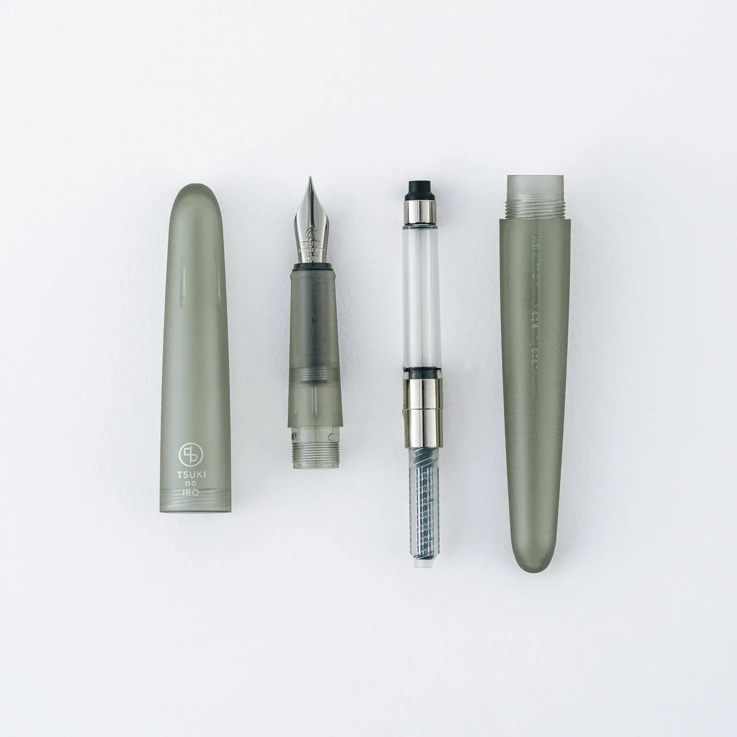 Kakimori x TSUKI no IRO: Frost Fountain Pen (EF) / Rollerball Pen, 2027 Hobonichi Accessories