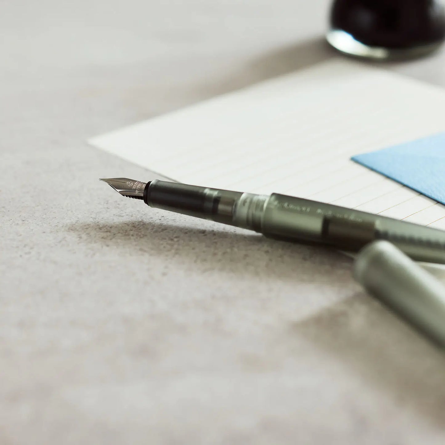 Kakimori x TSUKI no IRO: Frost Fountain Pen (EF) / Rollerball Pen, 2027 Hobonichi Accessories
