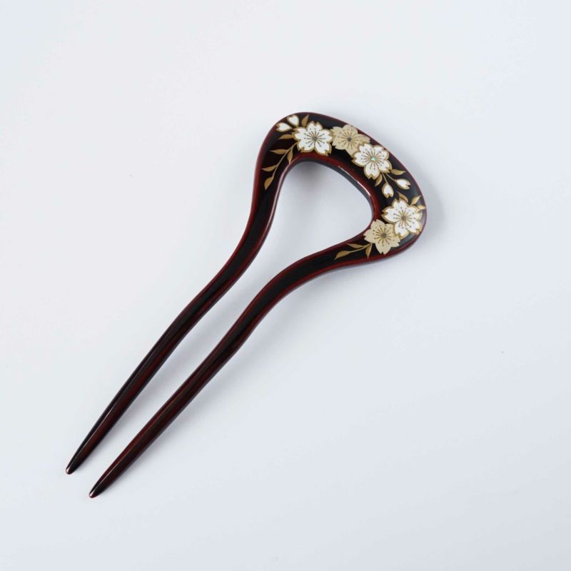 Kanzashi (Japanese Hairpin) decorated with Pure Gold Maki-e  display picture 3