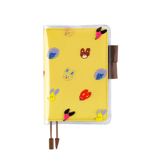 Keiko Shibata: Cover on Cover for A6 Size (Dog Ears Fluttering in the Wind),  2025 Hobonichi Accessories