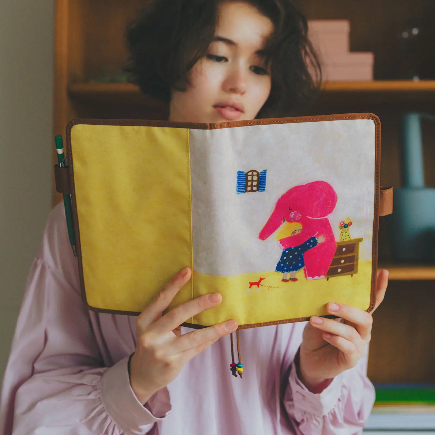 Keiko Shibata: Emotional Reunion with Kariya-san [Hobonichi Cousin (A5) Techo Cover] (Cover Only)