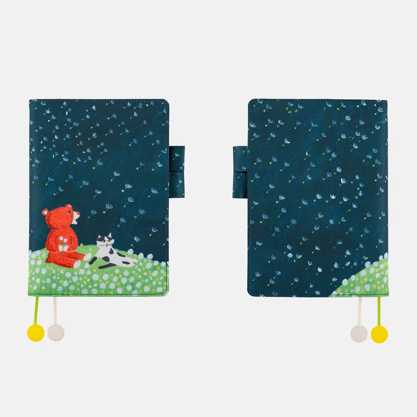 Keiko Shibata: Gentle breeze in a dandelion field [Hobonichi Cousin (A5) Techo Cover] (Cover Only)
