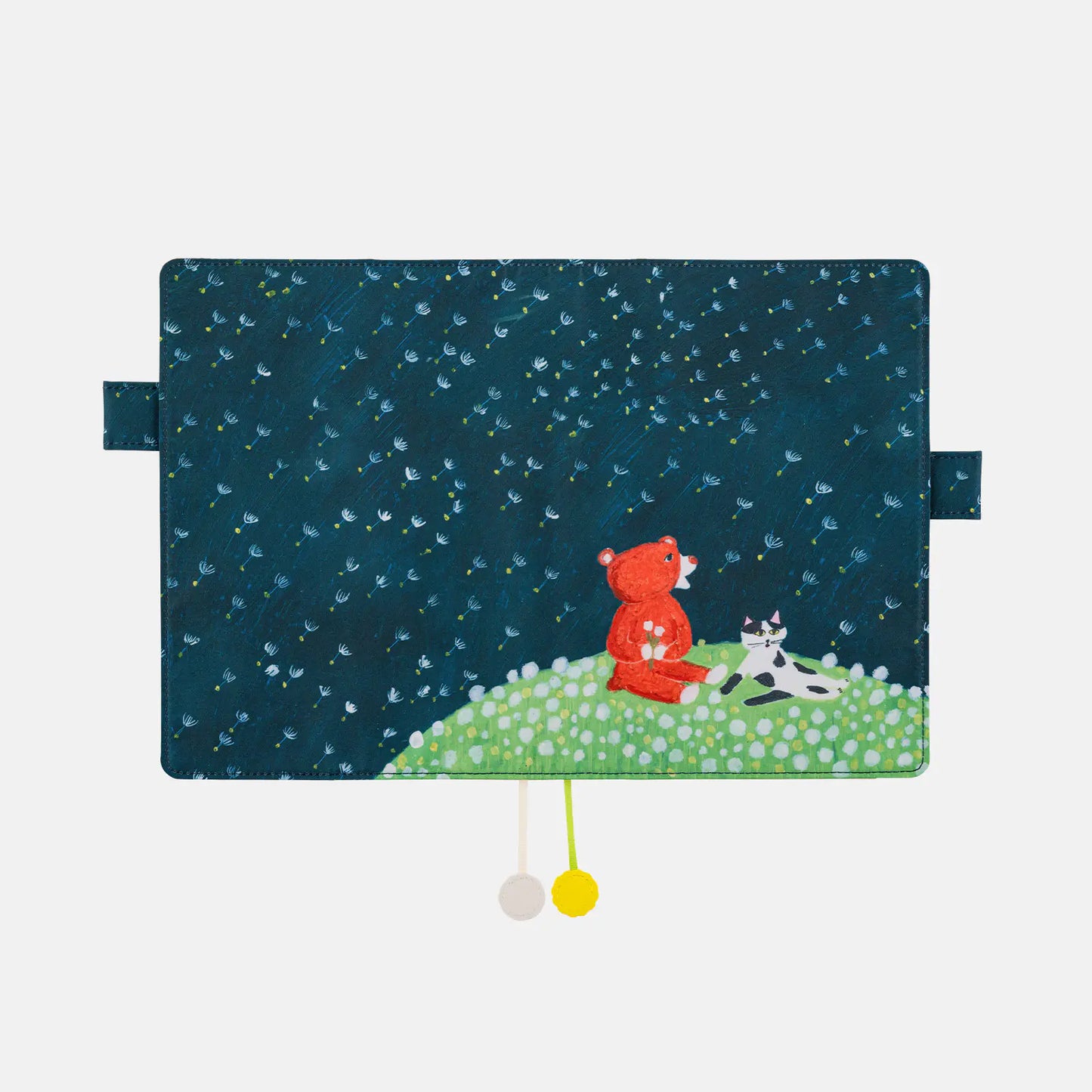 Keiko Shibata: Gentle breeze in a dandelion field [Hobonichi Cousin (A5) Techo Cover] (Cover Only)