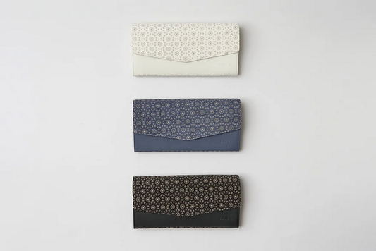 Koshu Inden Japanese Deerskin Leather Long Wallet,  Made in Japan,  Japanese Leather Wallet