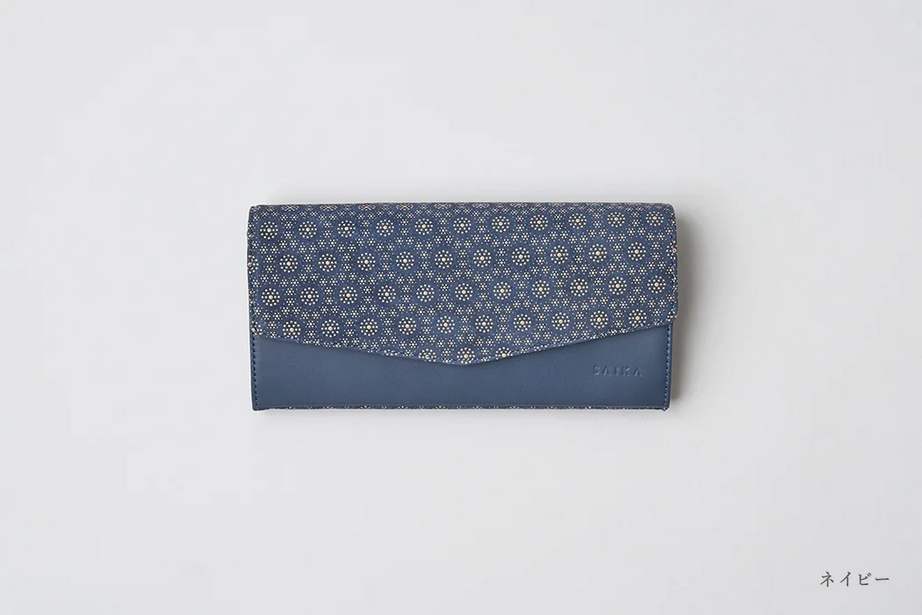 Koshu Inden Japanese Deerskin Leather Long Wallet,  Made in Japan,  Japanese Leather Wallet