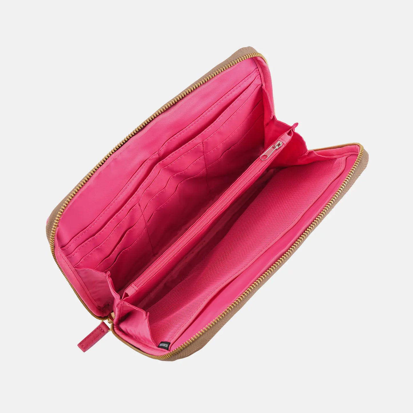 Koyaguchi Pile Fabric: Pink Sparkle Large Drawer Pouch,  Hobonichi Large Drawer Pouch