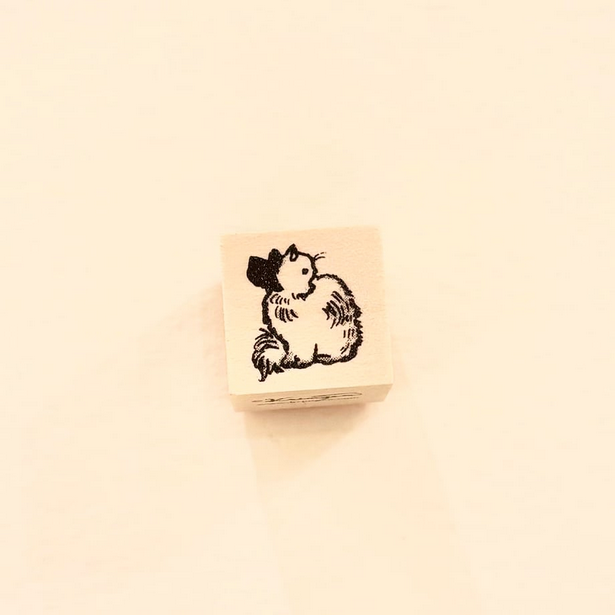 Krimgen Wooden Rubber Stamp - Cat"Maro" -, Krimgen stamp