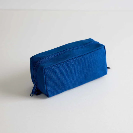 Kurashiki Hampu Canvas Pouch - M Size / Indigo Blue -,  Japanese canvas pouch