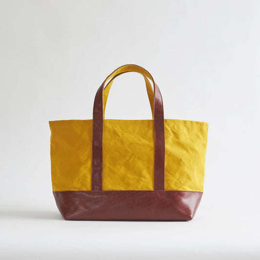 Kurashiki Hampu Canvas Tote Bag - Camel -, Japanese canvas tote bag