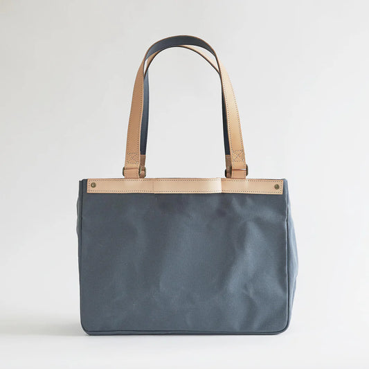 Kurashiki Hampu Canvas Tote Bag - Ash Gray -, Japanese canvas tote bag