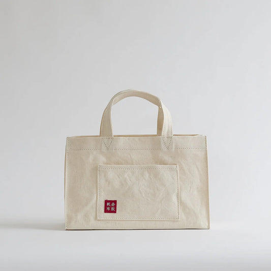 Kurashiki Hampu Canvas Tote Bag - Ecru -