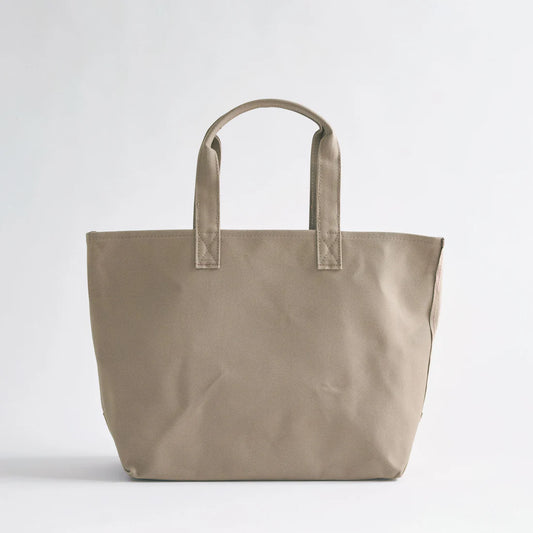 Kurashiki Hampu Canvas Tote Bag - Mushroom -, Japanese canvas tote bag