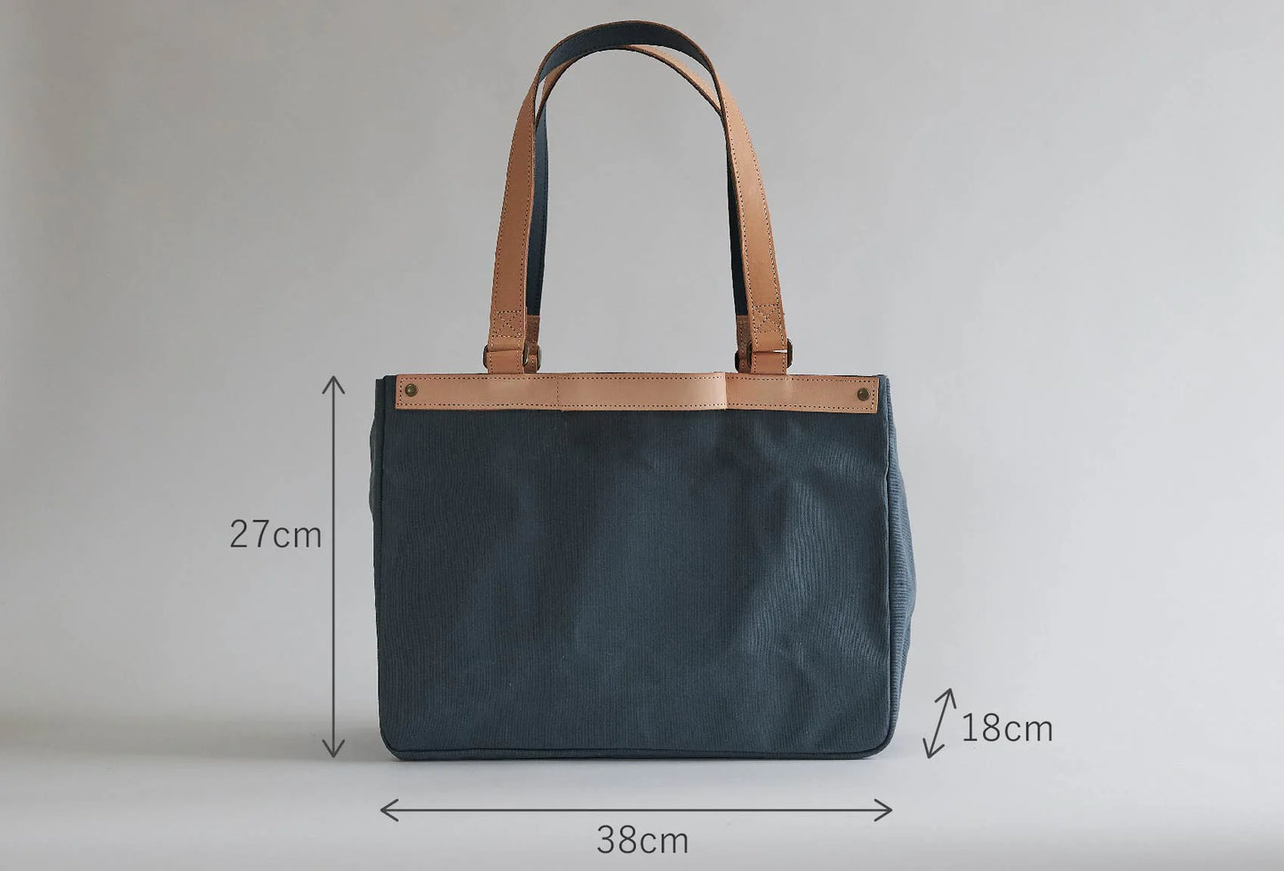 Kurashiki Hampu Canvas Tote Bag - Camel -, Japanese canvas tote bag