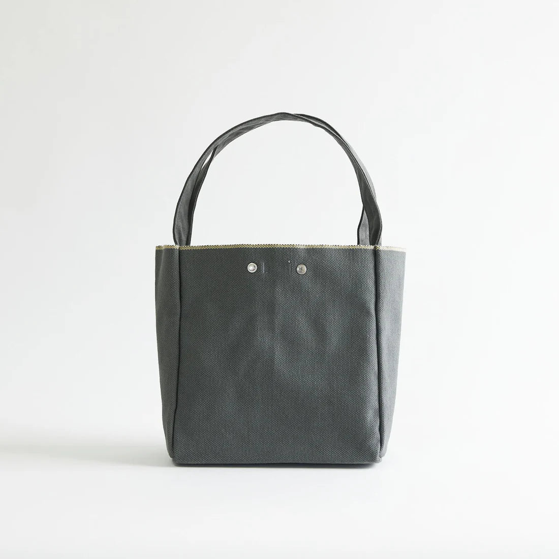 Kurashiki Hampu Canvas Tote Bag - Small Size / Bluish Gray -, Japanese canvas tote bag