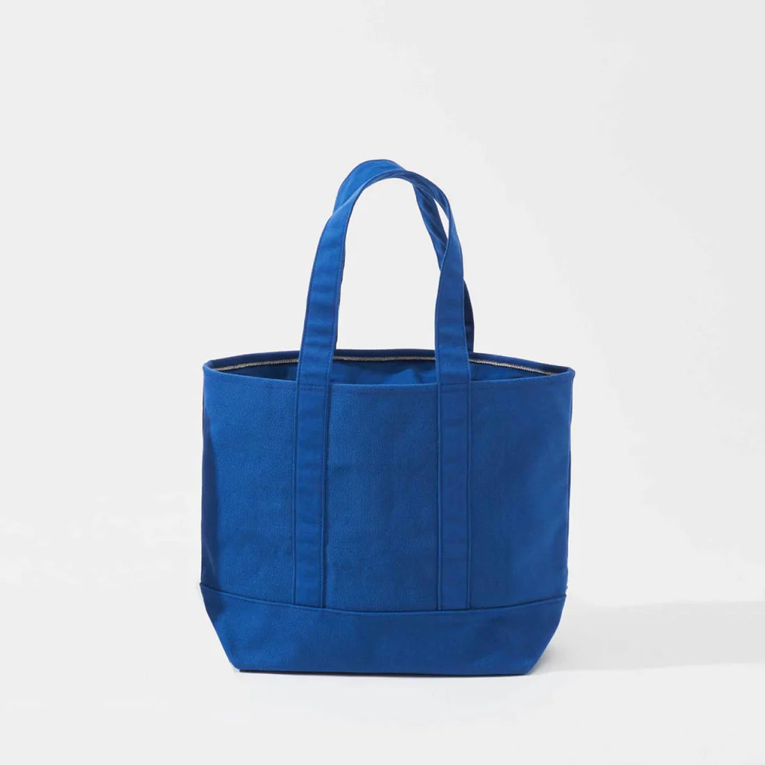 Kurashiki Hampu Canvas Zipper Tote Bag - Indigo Blue -, Japanese canvas tote bag