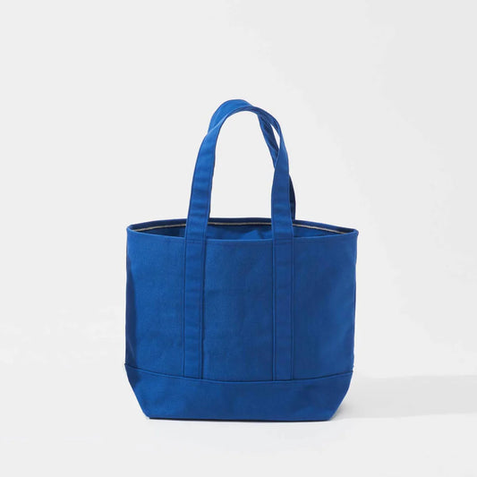 Kurashiki Hampu Canvas Zipper Tote Bag - Indigo Blue -, Japanese canvas tote bag