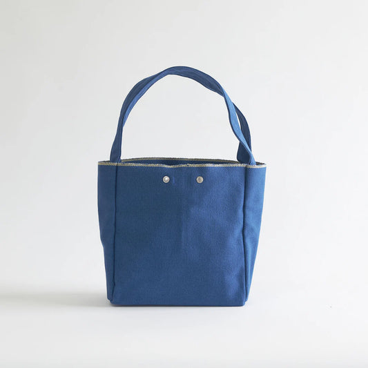Kurashiki Hampu Canvas Tote Bag - Small Size / Indigo Blue -, Japanese canvas tote bag