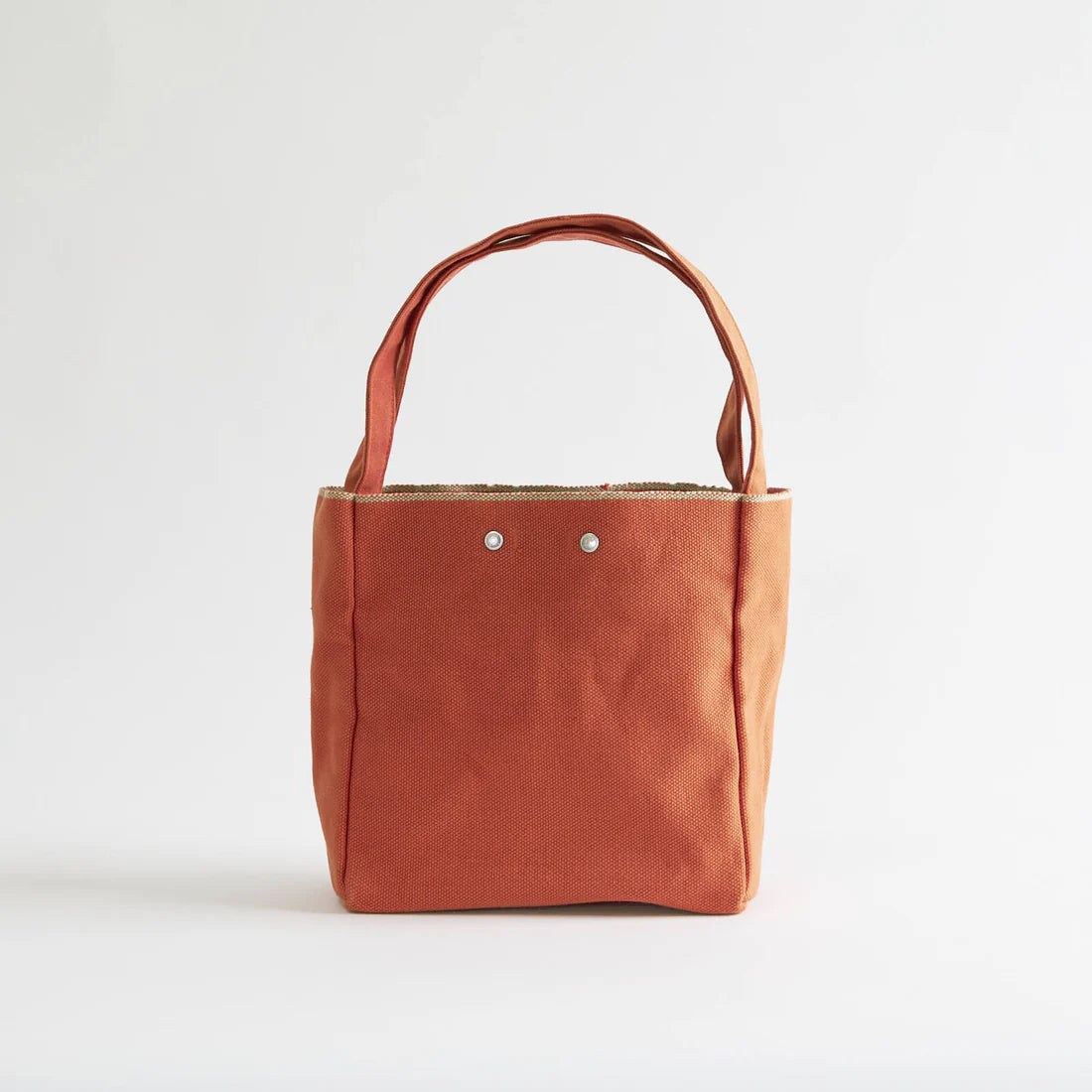 Kurashiki Hampu Canvas Tote Bag - Small Size / Safflower Red -, Japanese canvas tote bag
